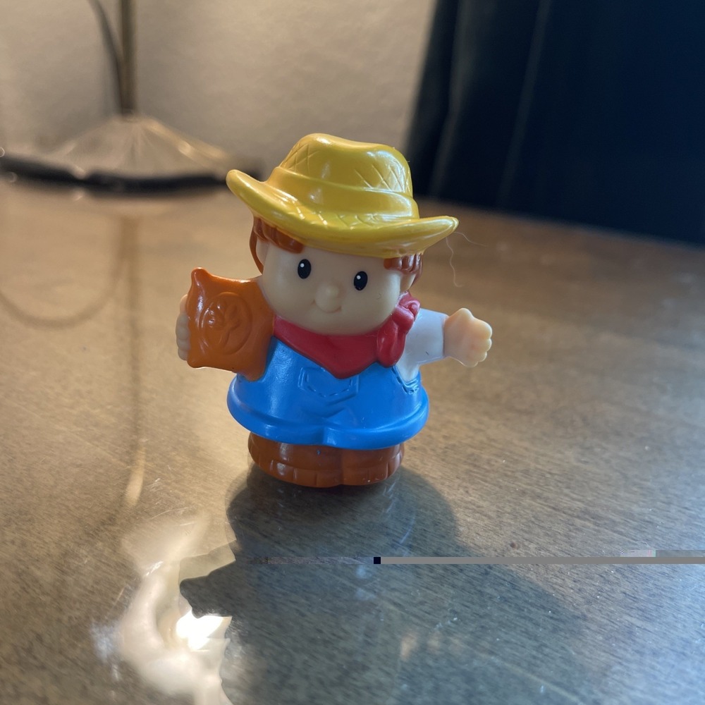Fisher Price Little People Touch Feel Farm Animals Farmer Horse Sheep Cow Pig - Picture 6 of 11